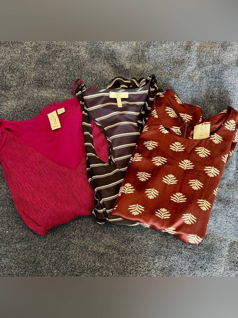 EUC SZ L/XL Lot of 3 Joie Blouses